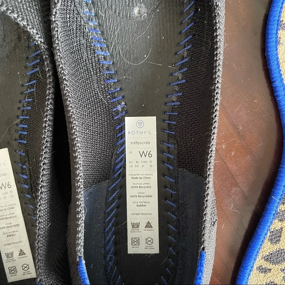 Rothy’s “The Point” Slip On Flats size 6